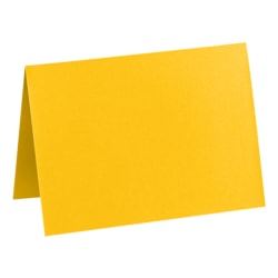 LUX Folded Cards, A6, 4 5/8" x 6 1/4", Sunflower Yellow, Pack Of 250