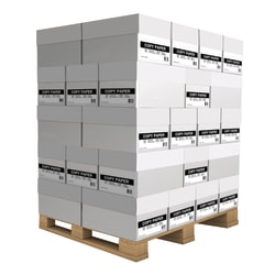 pallet of copy paper