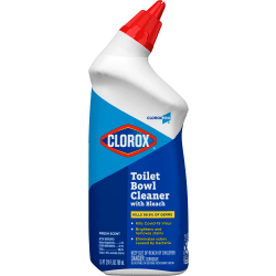 CloroxPro Toilet Bowl Cleaner with Bleach, Fresh Scent, 24 Fluid Ounces
