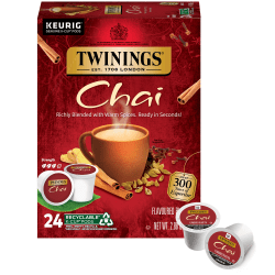 Twinings® Chai Tea Keurig® K-Cup® Pods, 0.11 Oz, 24/Box