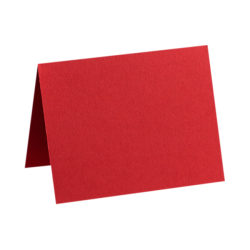 LUX Folded Cards, A7, 5 1/8&quot; x 7&quot;, Ruby Red, Pack Of 1,000