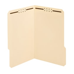 Office Depot Brand Reinforced Manila Folder With 2 Embossed Fasteners ...