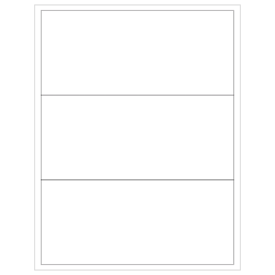 Office Depot Brand InkjetLaser Labels LL134 Rectangular 8 x 3 12 White ...