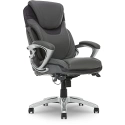 Serta AIR Health and Wellness Executive Office Chair Light Grey - Office Depot