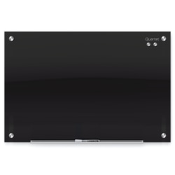 Photo 1 of Quartet® Infinity™ Magnetic Glass Marker Unframed Whiteboard, 96" x 48", Black