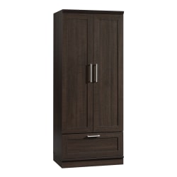 Sauder Homeplus Wardrobestorage Cabinet Dakota Oak Office Depot