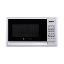 Photo 1 of Black & Decker 0.7 Cu Ft Digital Microwave, White