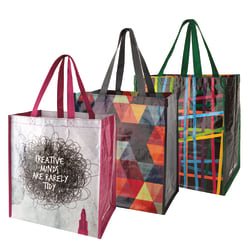 Office Depot Brand Reusable Polypropylene Shopping Bag 13 12 H X 15 W X 9 14 D Assorted Colors Office Depot