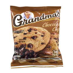 Grandmas Big Chocolate Chip Cookies Pack Of 2 Box Of 60 Packs - Office ...