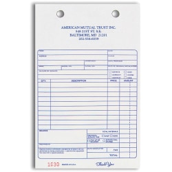 Custom Carbonless Business Forms Pre Formatted Service Invoice Forms 5 ...