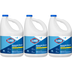 CloroxPro™ Clorox® Germicidal Bleach, Concentrated, 121 Ounce Bottle, Pack of 3 (30966)