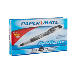 Paper Mate Liquid Expresso Porous Point Pens Fine Point 0.8 mm Clear ...