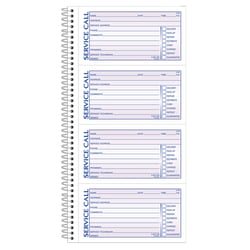 Adams Carbonless Service Call Book 5 12 x 11 - Office Depot