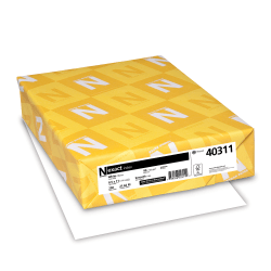 Exact® Card Stock, White, 90 Lb. Letter Size (8.5" x 11"), Pack Of 250