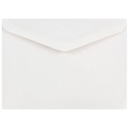 JAM Paper® Booklet Invitation Envelopes, A7, Gummed Seal, White, Pack Of 25, 4023210
