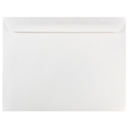 JAM Paper® Booklet Envelopes, 10 x 13, Gummed Seal, White, Pack Of 25