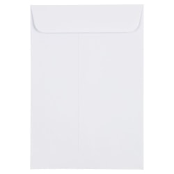 JAM PAPER 1 Scarf Open End Catalog Envelopes, 4 5/8 x 6 3/4, White, 25/Pack