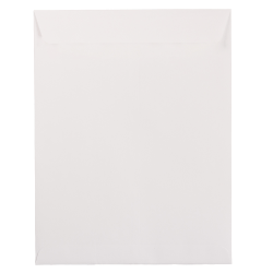 JAM Paper® Open-End 10" x 13" Catalog Envelopes, Gummed Closure, White, Pack Of 25