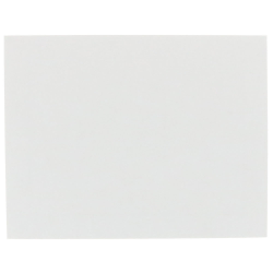 JAM Paper® Blank Note Cards, 4 1/4" x 5 1/2", White, Pack Of 100