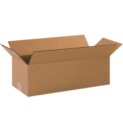 Office Depot Brand Long Corrugated Boxes 20 X 8 X 6 Bundle Of 25 Office Depot