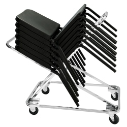 National Public Seating Dolly, DY82, 38”H x 22-3/4”W x 35”D, Chrome