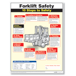 ComplyRight Forklift Safety Poster English 18 x 24 - Office Depot