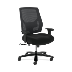 HON Basyx Big Tall Mid Back Task Chair Black - ODP Business Solutions