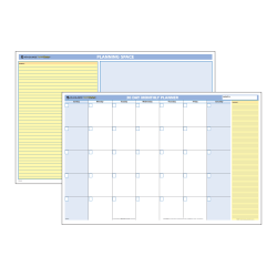 AT A GLANCE QuickNotes 30 Day ErasableReversible Wall Planner 30percent ...