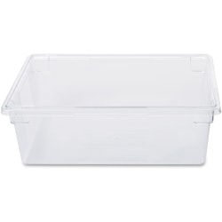 Rubbermaid Commercial 3300cle Storage Ware 49 7 Quart Food Container Plastic Polycarbonate Transporting Storing Dishwasher Safe Clear 1 Pieces Each Office Depot