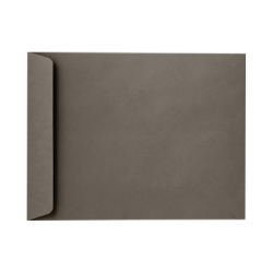 LUX Open-End 9&quot; x 12&quot; Envelopes, Peel &amp; Press Closure, Smoke Gray, Pack Of 500