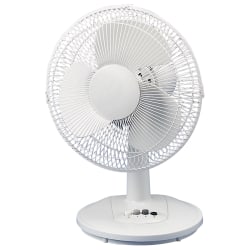 12 oscillating desk fan