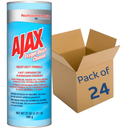Ajax® Oxygen Bleach Powder Cleanser, 21 Oz Canister, Case of 24
