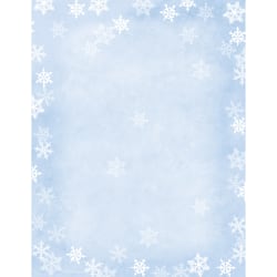 Great Papers Holiday Themed Letterhead Paper 8 12 x 11 Winter Flakes ...