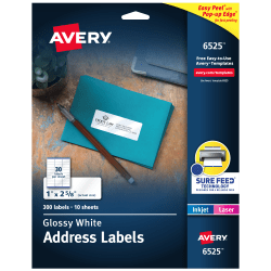 1 in. X 2-5/8 in. Address Labels - Office Depot