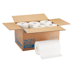 Pacific Blue Ultra&trade; by GP PRO 1-Ply Paper Towels, Pack Of 6 Rolls