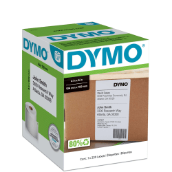 DYMO® LabelWriter® Shipping Labels For 4XL and 5XL Model, 1951462, White, 4&quot; x 6&quot;, Roll Of 220