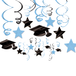 Amscan School Graduation Kit Blue 30 Pieces Office Depot