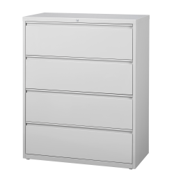 Workpro File 42 W 4 Drawer Light Gray Office Depot