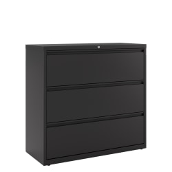 Workpro File 42 W 3 Drawer Black Office Depot