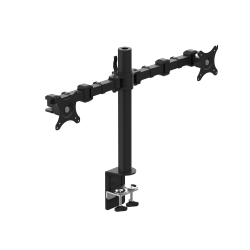 FlexiSpot Dual Monitor Mount For Desk Risers, Black