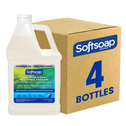 Softsoap® Moisturizing Liquid Hand Soap, Soothing Clean Aloe Vera Fresh Scent, 128 fl oz Refill, 4ct