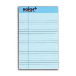 TOPS Color Writing Pads 5 x 8 100percent Recycled Legal Ruled 25 Sheets ...