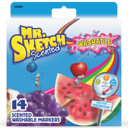 Mr Sketch Scented Markers Chisel Point Assorted Pack Of 14 Office Depot