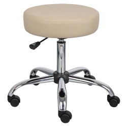 Photo 1 of Boss Medical Stool, 27"H x 25"W x 25"D, Beige/Chrome