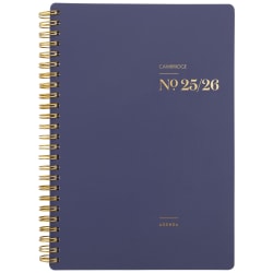 Cambridge® WorkStyle® Classic Academic 2025-2026 Weekly Monthly Planner, Future Dusk, Small, 5 1/2&quot; x 8 /12&quot;