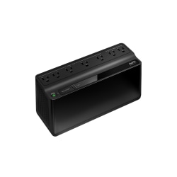 APC Back-UPS BE600M1 Battery Backup, 7 Outlet, 600VA/330W