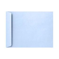 LUX Open-End Envelopes, 6&quot; x 9&quot;, Peel &amp; Press Closure, Baby Blue, Pack Of 50