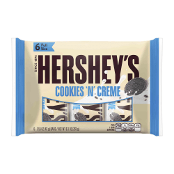 Hersheys Cookies N Cr me 1.55 Oz 6 Bars Per Bag Pack Of 2 Bags - Office ...