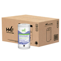 Highmark® ECO 2-Ply Premium Paper Towels, 9" x 11", 100% Recycled, 250 Sheets Per Roll, Pack of 12 Rolls