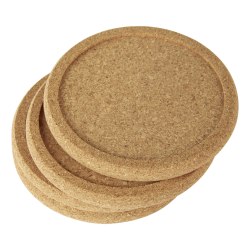 Office Depot Cork Coasters Set Of 4 Coasters Office Depot